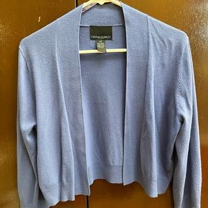 Periwinkle cropped sweater Cynthia Rowley M